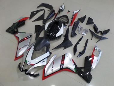 Carénage Aprilia RS4 50 125 11-18 - Noir Argent Rouge
