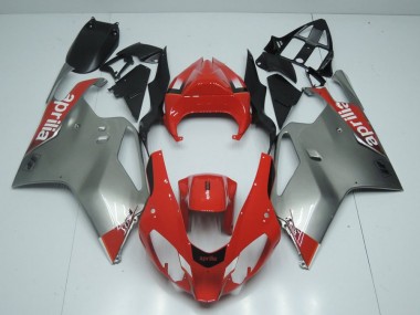 Carénage Aprilia RSV 1000 03-06 - Argent et Rouge