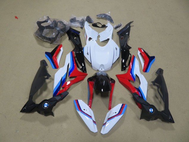 Carénage BMW S1000R 17-18 - Blanc Bleu Rouge Noir