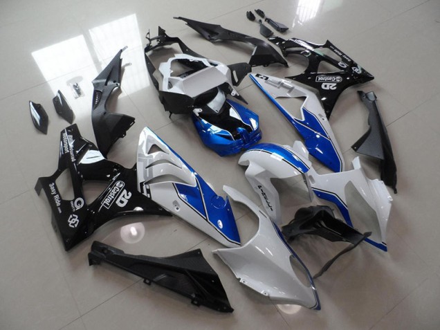 Carénage BMW S1000RR 09-14 - Blanc Bleu Noir Carénage BMW S1000RR 09-14 - Blanc Bleu Noir