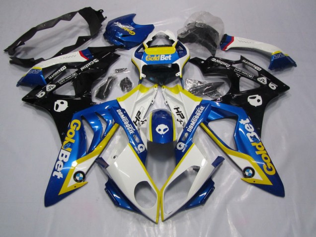 Carénage BMW S1000RR 09-14 - Bleu Blanc GoldBet Carénage BMW S1000RR 09-14 - Bleu Blanc GoldBet