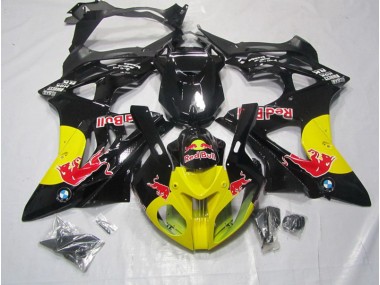 Carénage BMW S1000RR 09-14 - Jaune Noir Red Bull