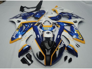 Carénage BMW S1000RR 09-14 - Noir Bleu Blanc GoldBet