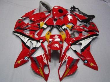 Carénage BMW S1000RR 09-14 - Rouge Blanc