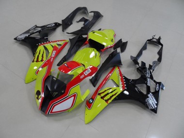 Carénage BMW S1000RR 09-14 - Vert Rouge Monster