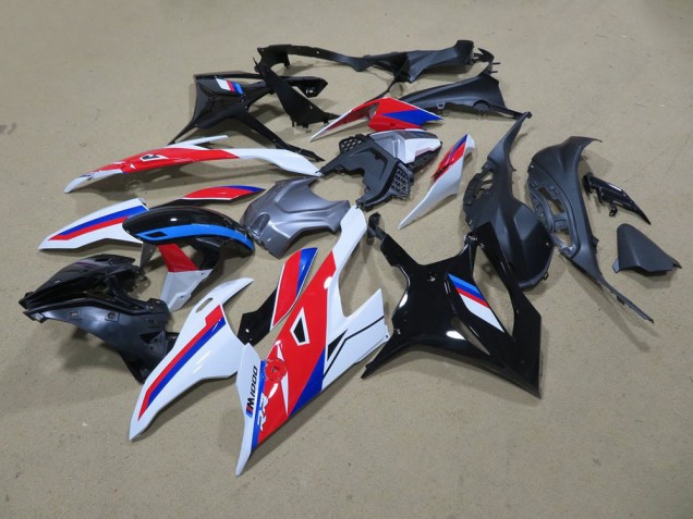 Carénage BMW S1000RR 19-21 - Noir Blanc Rouge Bleu Carénage BMW S1000RR 19-21 - Noir Blanc Rouge Bleu