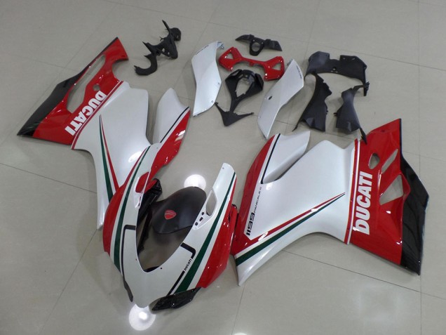 Carénage Ducati 1199 11-14 - Blanc Rouge Carénage Ducati 1199 11-14 - Blanc Rouge