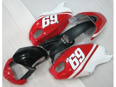 Carénage Ducati Monster 696 08-12 - Noir Rouge Blanc 69