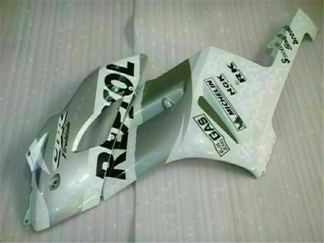 Carénage Honda CBR 1000 RR 04-05 - Blanc Argent Repsol Carénage Honda CBR 1000 RR 04-05 - Blanc Argent Repsol