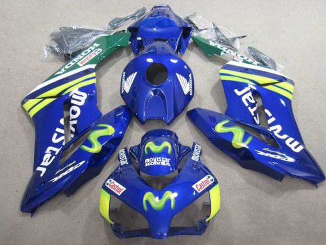 Carénage Honda CBR 1000 RR 04-05 - Bleu Movistar Castrol Carénage Honda CBR 1000 RR 04-05 - Bleu Movistar Castrol