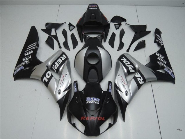 Carénage Honda CBR 1000 RR 04-05 - Noir Argent Repsol Carénage Honda CBR 1000 RR 04-05 - Noir Argent Repsol