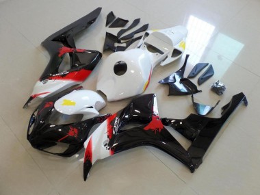 Carénage Honda CBR 1000 RR 06-07 - Blanc Noir avec No Décalque