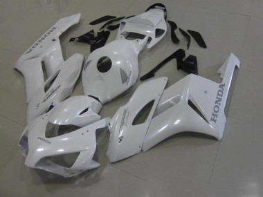 Carénage Honda CBR 1000 RR 06-07 - Blanc avec Argent Décalque