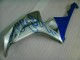 Carénage Honda CBR 1000 RR 06-07 - Bleu Flamme Argent Carénage Honda CBR 1000 RR 06-07 - Bleu Flamme Argent