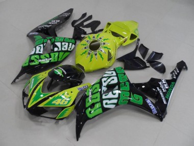 Carénage Honda CBR 1000 RR 06-07 - Jaune Vert Rossi