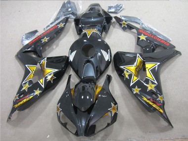 Carénage Honda CBR 1000 RR 06-07 - Noir Jaune Énergie DRINK