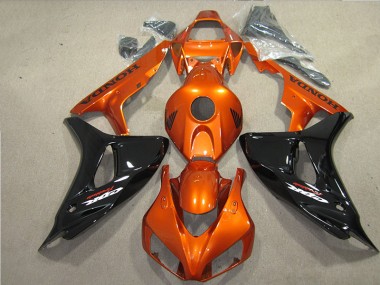 Carénage Honda CBR 1000 RR 06-07 - Noir Orange Fireblade