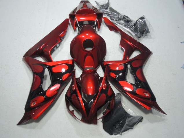 Carénage Honda CBR 1000 RR 06-07 - Rouge Noir Carénage Honda CBR 1000 RR 06-07 - Rouge Noir