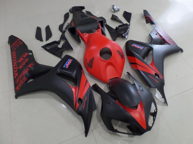 Carénage Honda CBR 1000 RR 06-07 - Rouge et Noir Mat Carénage Honda CBR 1000 RR 06-07 - Rouge et Noir Mat