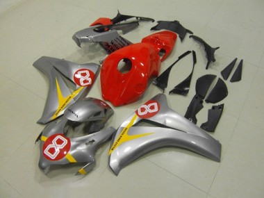 Carénage Honda CBR 1000 RR 08-11 - Argent Rouge 8
