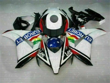 Carénage Honda CBR 1000 RR 08-11 - Blanc Bleu Rouge Eurobet Lee