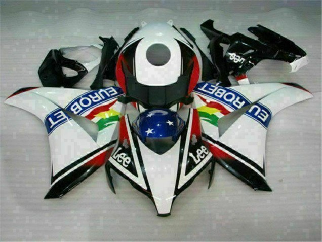 Carénage Honda CBR 1000 RR 08-11 - Blanc Bleu Rouge Eurobet Lee Carénage Honda CBR 1000 RR 08-11 - Blanc Bleu Rouge Eurobet Lee