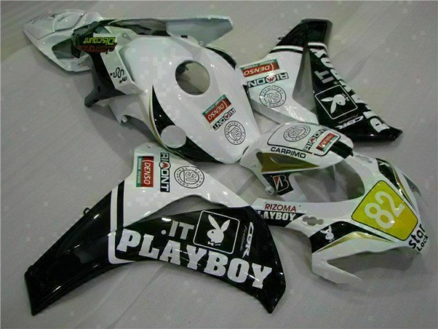 Carénage Honda CBR 1000 RR 08-11 - Blanc Noir Playboy Carénage Honda CBR 1000 RR 08-11 - Blanc Noir Playboy