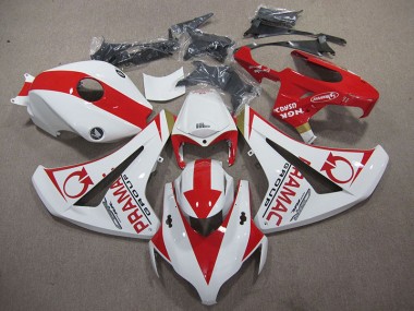 Carénage Honda CBR 1000 RR 08-11 - Blanc Rouge PRAMAC