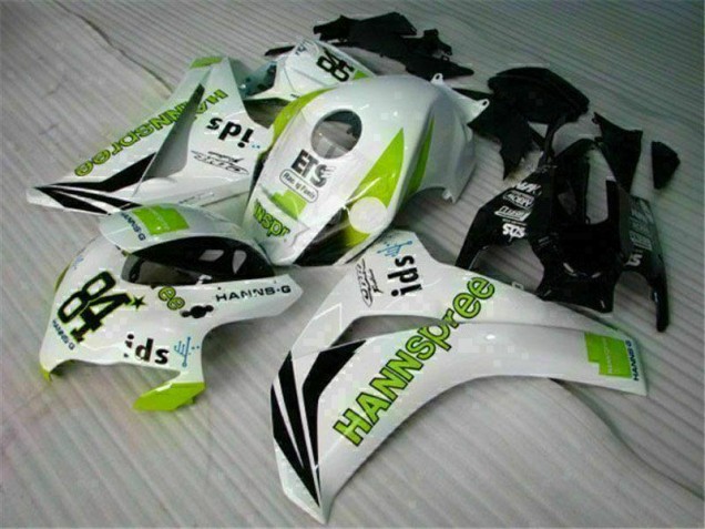 Carénage Honda CBR 1000 RR 08-11 - Blanc Vert Hannspree 84 Carénage Honda CBR 1000 RR 08-11 - Blanc Vert Hannspree 84
