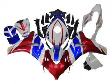 Carénage Honda CBR 1000 RR 08-11 - Rouge Bleu Blanc