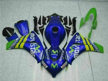 Carénage Honda CBR 1000 RR 08-11 - Vert Bleu