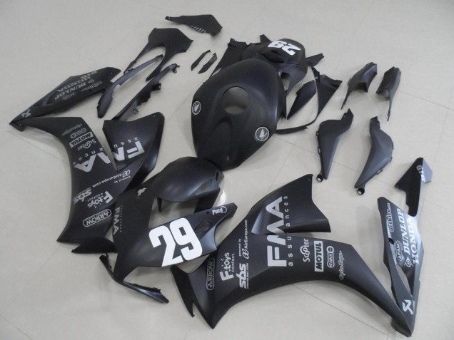 Carénage Honda CBR 1000 RR 12-16 - Noir Mat Gris Décalque 29 Carénage Honda CBR 1000 RR 12-16 - Noir Mat Gris Décalque 29