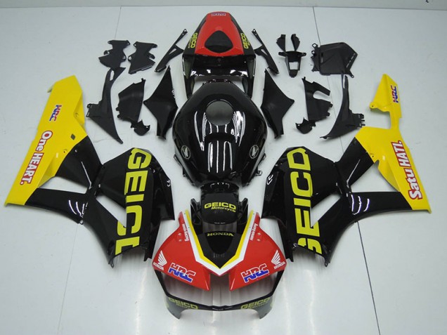 Carénage Honda CBR 1000 RR 12-16 - Noir Rouge HRC Carénage Honda CBR 1000 RR 12-16 - Noir Rouge HRC