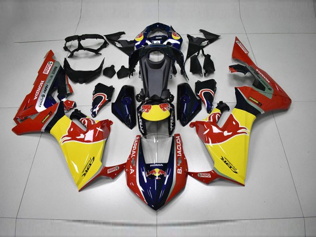 Carénage Honda CBR 1000 RR 17-23 - Bleu Jaune Rouge Red Bull Carénage Honda CBR 1000 RR 17-23 - Bleu Jaune Rouge Red Bull