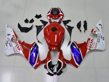 Carénage Honda CBR 1000 RR 17-23 - Rouge Bleu HRC