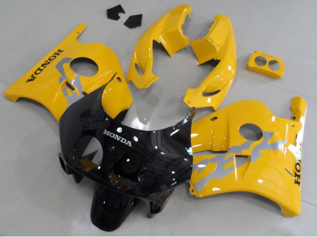 Carénage Honda CBR 250 RR MC22 91-98 - Jaune Noir Carénage Honda CBR 250 RR MC22 91-98 - Jaune Noir