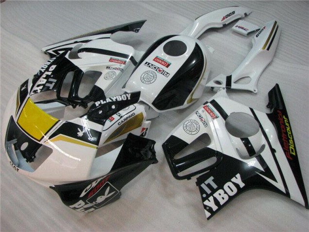 Carénage Honda CBR 600 F3 95-98 - Blanc Noir Playboy Carénage Honda CBR 600 F3 95-98 - Blanc Noir Playboy