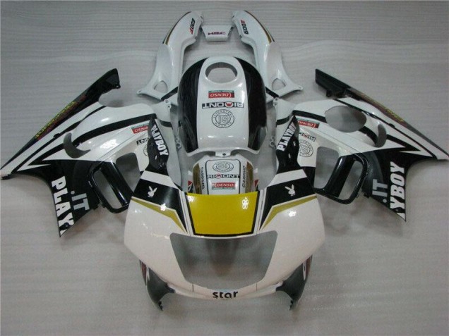Carénage Honda CBR 600 F3 95-98 - Blanc Noir Playboy Carénage Honda CBR 600 F3 95-98 - Blanc Noir Playboy