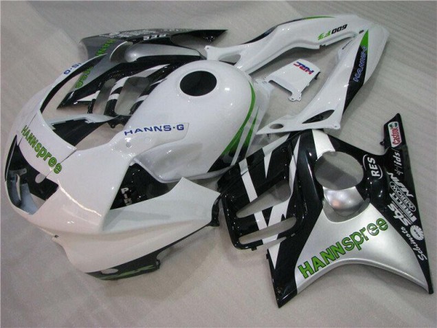 Carénage Honda CBR 600 F3 95-98 - Blanc Vert Hannspree Carénage Honda CBR 600 F3 95-98 - Blanc Vert Hannspree