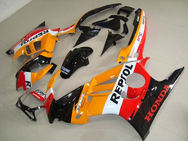Carénage Honda CBR 600 F3 95-98 - Orange Noir Repsol Carénage Honda CBR 600 F3 95-98 - Orange Noir Repsol