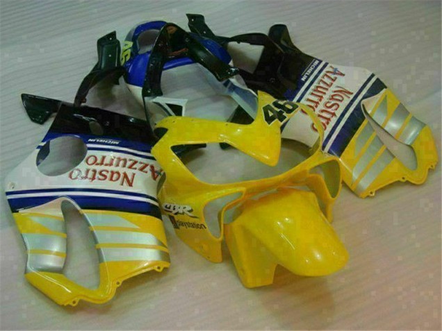 Carénage Honda CBR 600 F4i 01-03 - Jaune Argent Nastro Azzurro