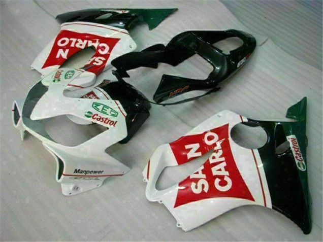 Carénage Honda CBR 600 F4i 01-03 - Rouge Blanc Noir San Carlo Carénage Honda CBR 600 F4i 01-03 - Rouge Blanc Noir San Carlo
