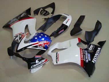 Carénage Honda CBR 600 F4i 04-07 - Blanc Bleu DENSO HRC Carrera