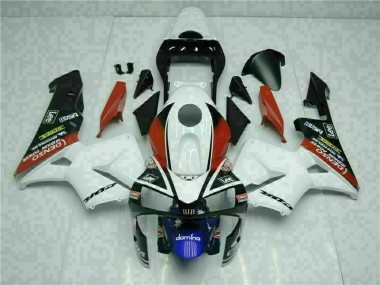 Carénage Honda CBR 600 RR 03-04 - Blanc Bleu