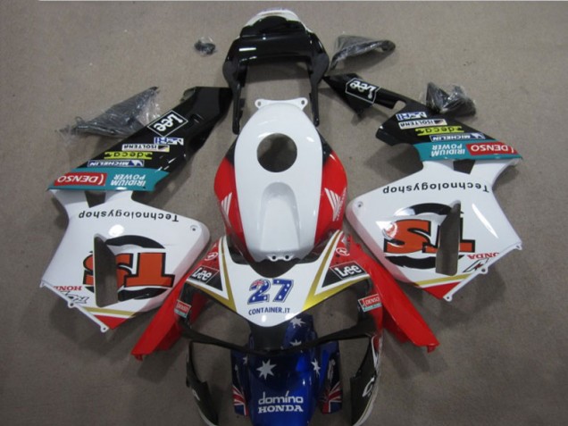 Carénage Honda CBR 600 RR 03-04 - Blanc Rouge Bleu 27 Carénage Honda CBR 600 RR 03-04 - Blanc Rouge Bleu 27