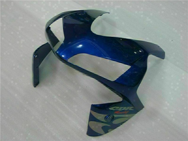 Carénage Honda CBR 600 RR 03-04 - Bleu avec Argent Flamme
