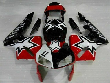 Carénage Honda CBR 600 RR 03-04 - Noir Blanc 11