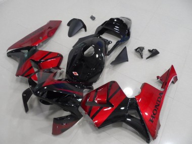 Carénage Honda CBR 600 RR 03-04 - Noir Rouge Bonbon