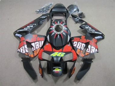 Carénage Honda CBR 600 RR 03-04 - Noir Rouge Repsol 46