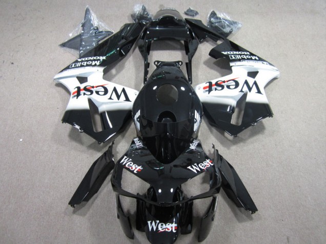 Carénage Honda CBR 600 RR 03-04 - West Blanc Noir Carénage Honda CBR 600 RR 03-04 - West Blanc Noir
